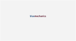 Desktop Screenshot of bluemechanics.com